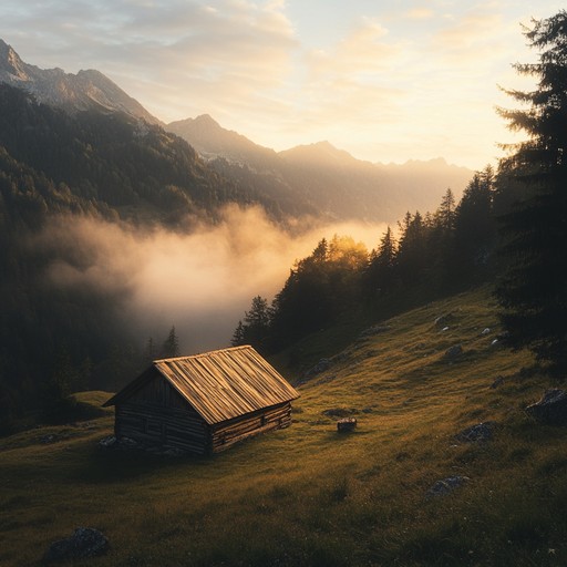 A tender, reflective instrumental piece capturing the essence of appalachian folk traditions, evoking the serene whisper of mountains through delicate strumming and soulful hums. It carries listeners to a misty, peaceful mountainside, where the simple beauty of nature and the passage of time blend seamlessly.