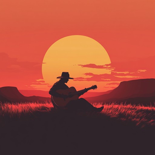 An instrumental piece in the soulful sertanejo style that captures the essence of longing and nostalgia, painting vivid images of the brazilian countryside. The melody unfolds gently, led by the acoustic guitar, evoking feelings of solitude and deep emotion amidst the vast open plains.