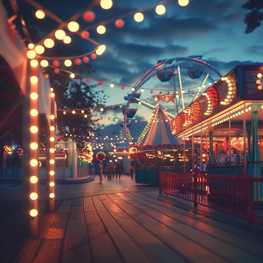 This whimsical instrumental melds nostalgic synth motifs with retro beats. Captivating, light hearted tunes paint a vibrant picture of neon fairgrounds and joyous rides.