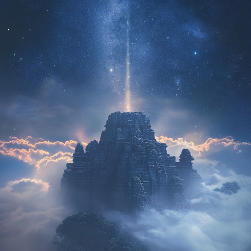 An instrumental mystical idm journey that weaves ethereal melodies with intricate rhythms, evoking the ambiance of ancient ruins and the secrets they hold.