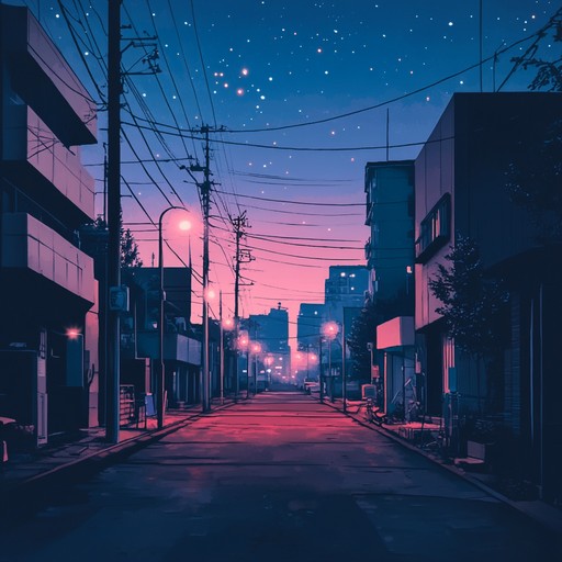 A soothing instrumental dancepop track that blends mellow electronic beats with airy synthesizers, capturing the serene ambiance of a city at night illuminated by soft lights. The melody flows smoothly, creating a relaxed yet rhythmic atmosphere perfect for unwinding or gentle dancing.