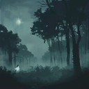 chilling jingle echoing through haunted, moonlit woods