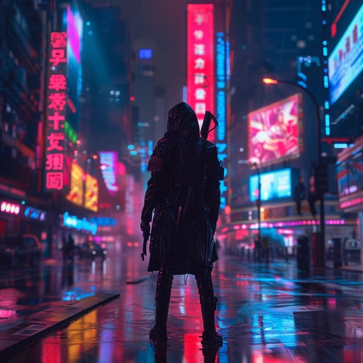 High energy electronic beats and futuristic melodies create the perfect soundtrack for a journey through neon lit, dystopian streets. This track is an anthem for rebellion and adventure in a technological landscape, evoking excitement and the spirit of resistance.