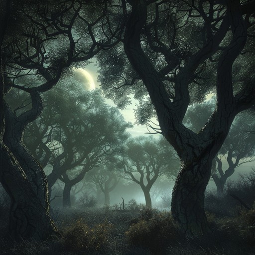 An evocative contemporary classical piece where the violin leads listeners through enchanted groves, accompanied by subtle, ghostly woodwinds. The serene yet mysterious soundscape paints a vivid picture of a mystical forest filled with secrets.