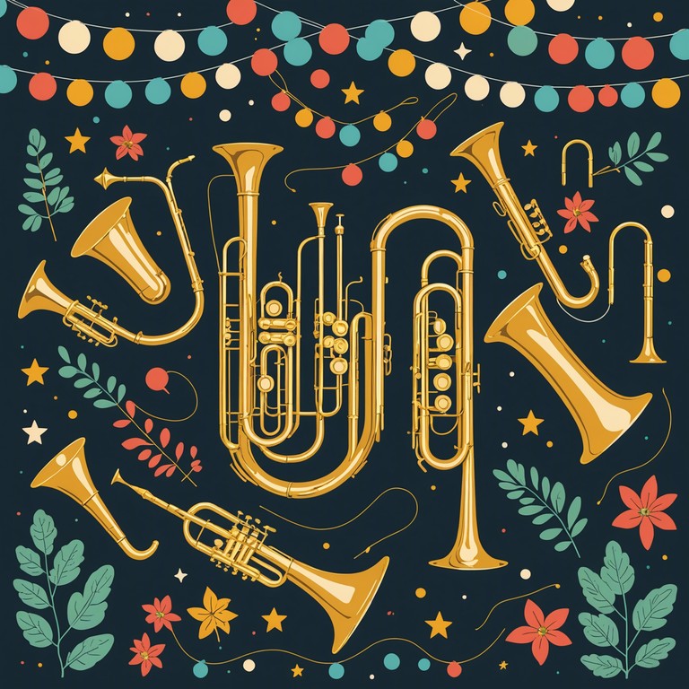 A vibrant track that encapsulates the joy and energy of festive celebrations, infused with the timeless sound of classic funk. This song combines driving rhythms with playful brass sections, creating a perfect backdrop for holiday festivity and spontaneous dance offs.