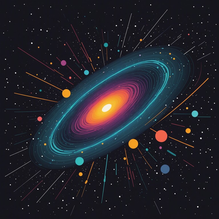 Imagine a guitar crying out its haunting tune amidst the backdrop of a chaotic supernova implosion. Each note plays like a whisper of the astral winds, carrying the secrets of the universe in its melody. This track acts as a bridge for listeners to cross into the unknown expanses of both music and space.