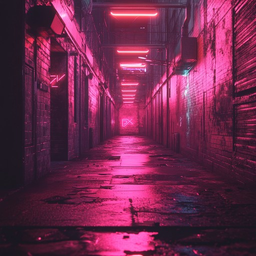 Gritty phonk soundscapes combined with neon hued synthesizer textures, evoking a futuristic urban environment. The deep, relentless beats create a sense of urgency, while the synths paint a vivid picture of a nocturnal cityscape.