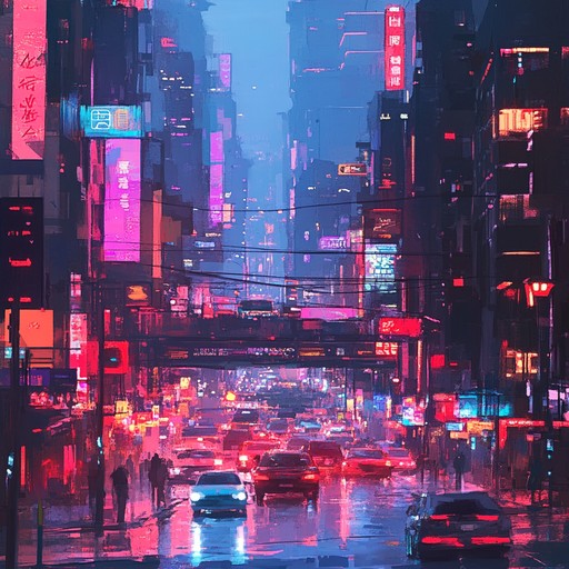 Embark on a sonic journey through lively urban landscapes, animated by vigorous trap beats and shimmering synths. This composition captures the essence of modern energy and vibrant nightlife, merging rhythmic complexity with an exhilarating atmosphere.