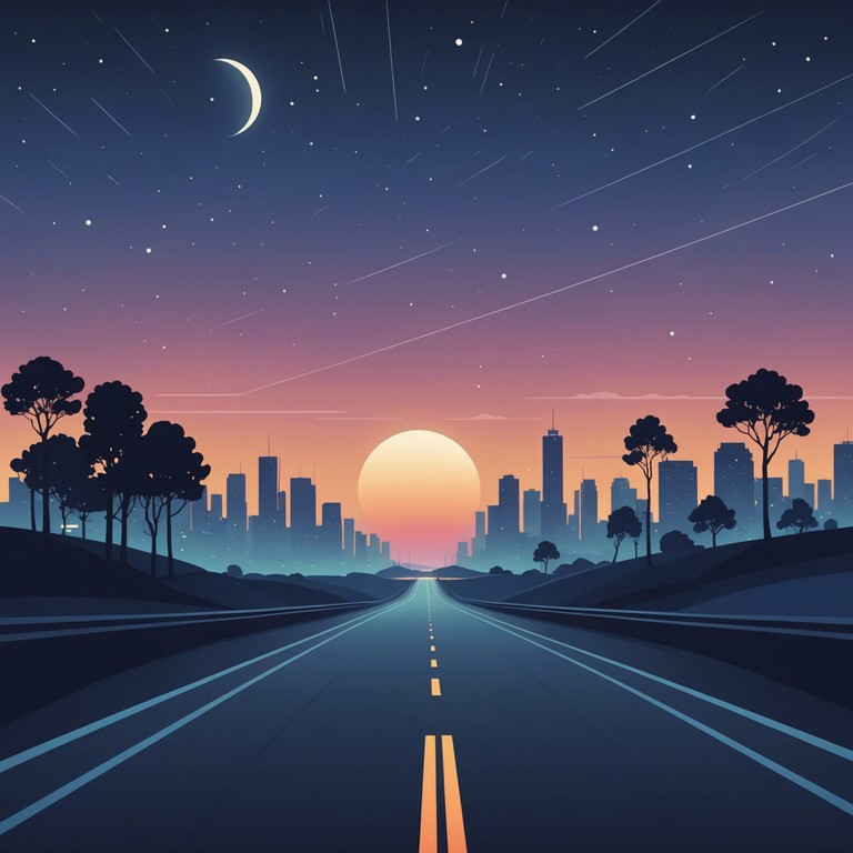 This alternative track version emphasizes the tranquil and serene aspects of a night drive, accenting the more meditative qualities of the phonk genre with less intrusive, more flowing electric piano melodies.