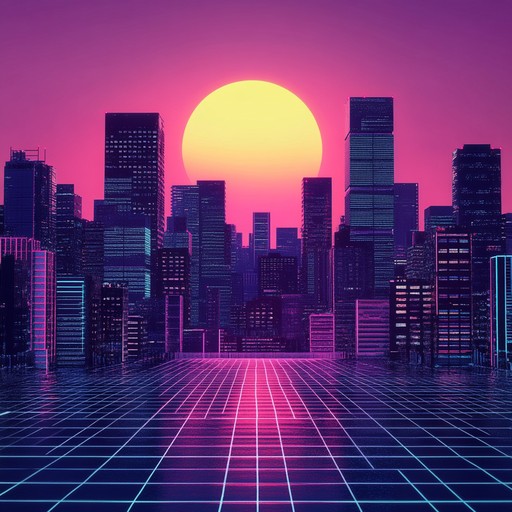 This track captures the thrill of nighttime city drives with catchy synth laden rhythms and an upbeat tempo, delivering a sense of adventure and nostalgia. Picture a vibrant, neon lit cityscape speeding by as the music propels you forward with excitement.