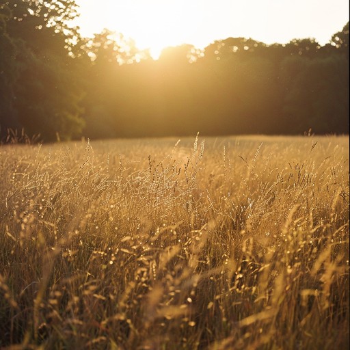 A heartwarming instrumental ballad inspired by the golden hues of a sunlit meadow. The music swells with passionate strings, melodic guitar harmonies, and tender piano notes that create an enchanting atmosphere of love and nostalgia. Ideal for tranquil summer afternoons or reminiscence of happy moments, this composition captures the essence of vibrant balladry with evocative, melodic storytelling.