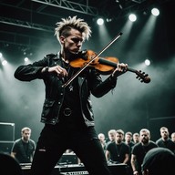 violin meets punk in explosive fusion