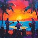 bright, rhythmic afro cuban fusion creating a lively ambiance