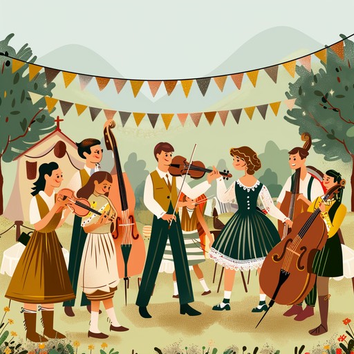 This cheerful song features vibrant german schlager melodies perfect for uplifting summer celebrations and happy gatherings. The accordion driven melodies evoke a feeling of joy and festivity, ideal for lively events and good times.
