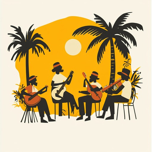 A vibrant instrumental track that seamlessly blends samba rhythms with fusion elements, producing an energetic and joyful sound that inspires dancing and happiness.