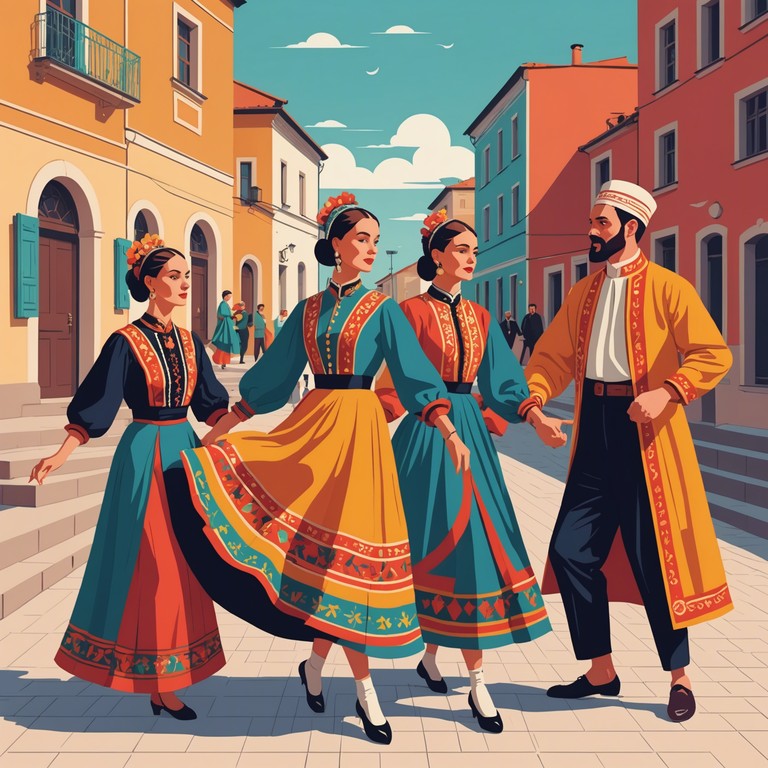 A vibrant klezmer track that blends traditional eastern european jewish music with contemporary musical elements. Featuring energetic melodies that evolve throughout the song, this piece captures the spirit of a festive gathering, echoing the soulful yet joyous tales of the fictional village anatevka from fiddler on the roof.