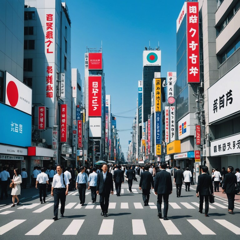 This piece captures the essence of a whimsical afternoon in tokyo, characterized by its playful, energetic beats and light melodious undertones that bring to life the bustling yet charming streets of the city.