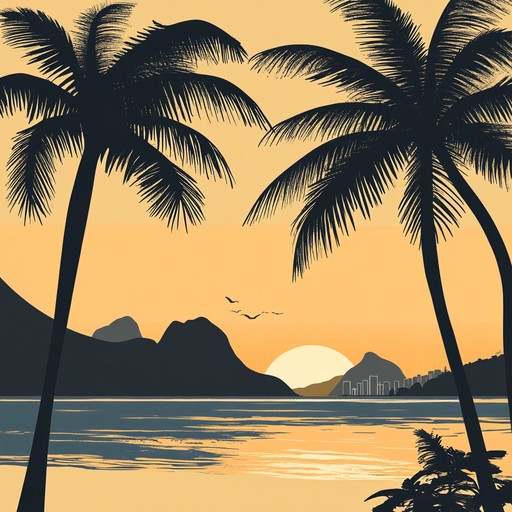 An instrumental samba piece that blends soulful melodies with traditional brazilian rhythms, evoking the warm and vibrant atmosphere of a sunset over rio de janeiro's beaches.