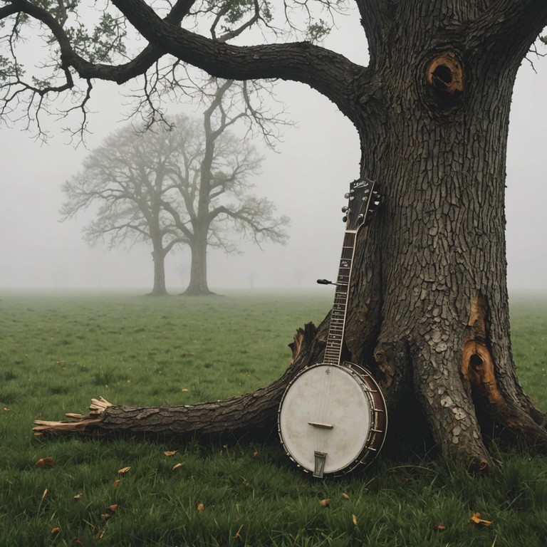 A softer, more reflective variant maintains the haunting feel of mysterious appalachian folklore as intertwining melodies on the banjo give the sense of echoing whispers and forgotten stories of the woods.