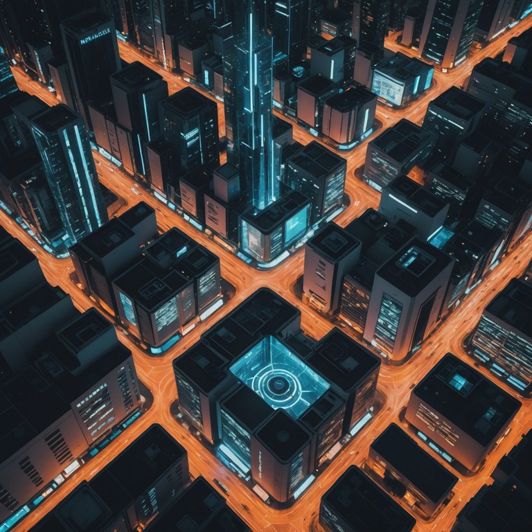 Transporting listeners into a futuristic cityscape, ‘city lights symphony’ captivates with its dynamic interplay of energizing rhythms and enchanting melodic structures, accompanied by rich layers of electronic soundscapes that conjure images of neon lights and towering skyscrapers.