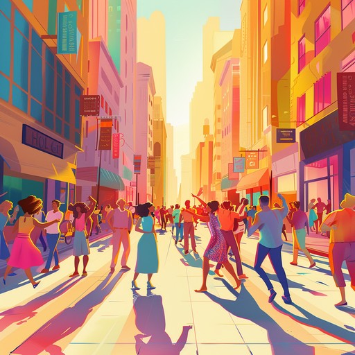 Imagine dancing under the sun in bright city streets, with catchy melodies and infectious beats driving the fun. This dancepop track captures the essence of summer joy, making you want to move and smile.