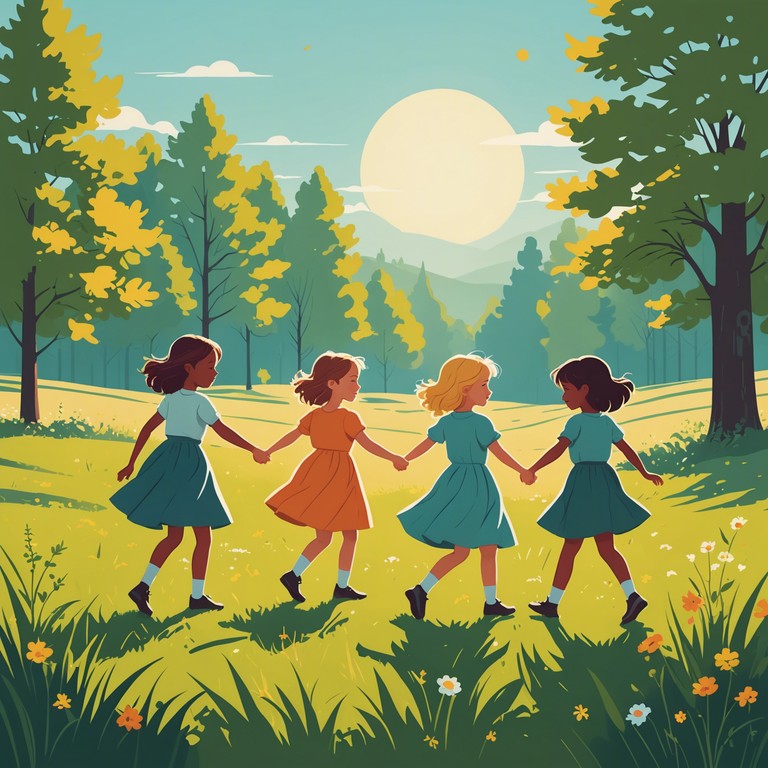 This composition is designed to capture the essence of a happy, carefree childhood with a melody that lifts the spirits and sparks imagination. The light and airy arrangement invites children of all ages to smile and dance along, evoking images of sunny days filled with play and laughter.