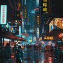 vibrant urban beats with a futuristic dimension