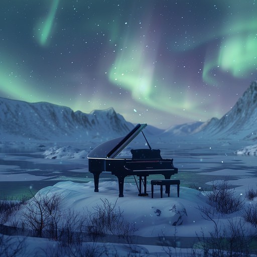 This instrumental piece beautifully encapsulates the serene essence of the finnish winter. It combines atmospheric synths and piano to reflect the peaceful, introspective moments under the northern lights, offering an evocative meditative experience.