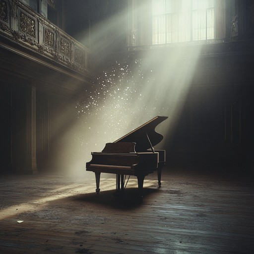 An emotive piano piece intertwined with ambient sounds, capturing the feeling of looking back on happier times with longing and melancholy. The music gently unfolds, enveloping the listener in a serene yet sorrowful atmosphere.