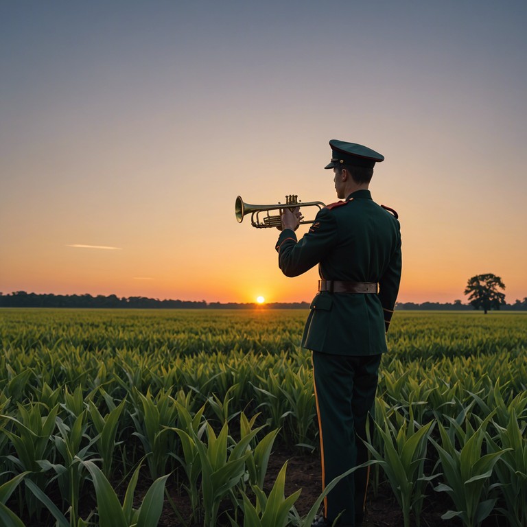 This composition embodies the heartfelt emotions of soldiers stationed away from home, reflecting on cherished memories and yearning for the comfort of familiar spaces. The music captures both the courage and the solitude of a soldier's life, intertwining melodic nostalgia with a sense of duty and resilience.