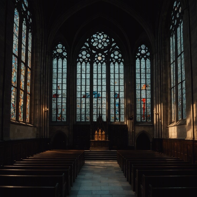 Exploring the spiritual connection between celestial music and the dark void of the unknown, this piece delves deeper into the spiritual mysteries anchored by solemn and profound choral peaks.