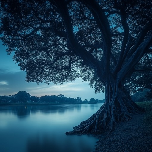 A tranquil instrumental piece featuring the sitar, capturing the contemplative mood under the shade of an ancient banyan tree. The melody guides the listener through waves of introspection and inner peace, reflecting the timeless essence of hindustani classical music.