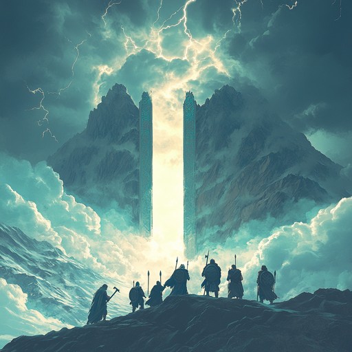 An intense and dynamic instrumental track that fuses heavy metal riffs with epic melodies to portray the ascent of norse warriors to valhalla. Featuring blistering guitar solos, pounding drums, and atmospheric elements, the composition takes listeners through a musical saga of bravery and glory.