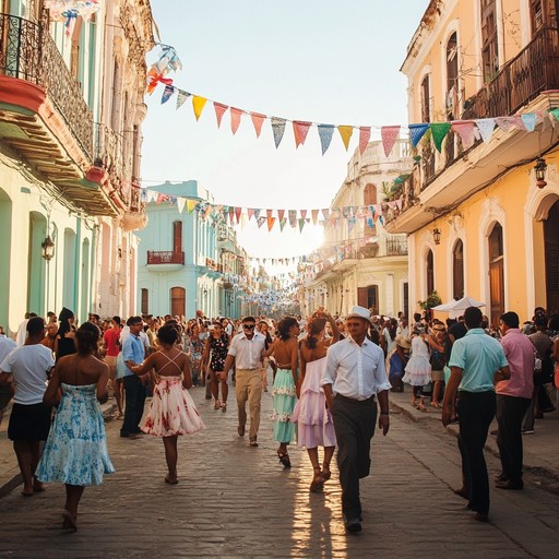 A vibrant instrumental celebrating havana's bustling streets with infectious beats, energetic claps, and passionate handdrums. This track captures the essence of a joyful cuban fiesta, transporting the listener to a sun soaked evening filled with dance and laughter.