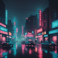 explore the deep pulses of a shadowed neon world.