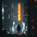 a brooding synth journey through silent neon drenched avenues.