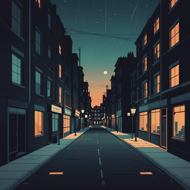 The music paints audible pictures of a city at twilight; looming architectures casting long shadows, all underpinned by a mesmerizing, dreamy synth melody that transports the listener to a serene, introspective state.