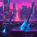 uplifting 80s anthem with driving synths and guitars