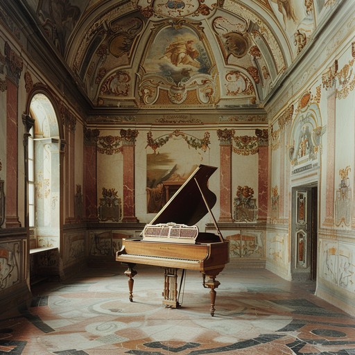 This harpsichord driven baroque composition creates a tranquil atmosphere for deep personal reflection and thought. The intricate melodies and resonant tones of the harpsichord, characteristic of the baroque chamber music style, evoke a sense of solitude and introspection. Ideal for moments requiring emotional depth and contemplative quiet.