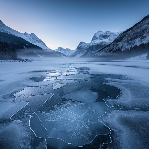 This instrumental captures the tranquil and pristine atmosphere of a frozen lake at dawn in finland. The echo of distant church bells merges with the soft, melodic tones, reflecting the quiet beauty and stillness of the landscape.