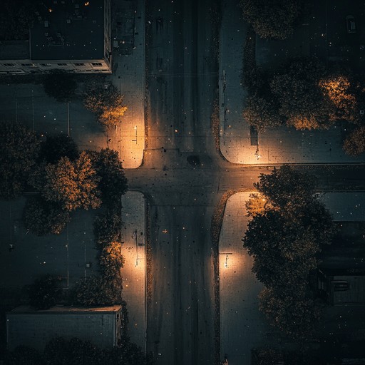 An immersive ambient instrumental that weaves together the subtle sounds of the urban night, highlighting the serene and hidden rhythms of the city after dark. The track captures the essence of quiet streets, distant sirens, and the gentle hum of city life, creating a reflective and introspective mood.