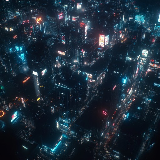 This track captures the essence of a bustling tokyo night transformed into vibrant, energetic melodies that embody the city's pulsating life. The essence of j pop blended with futuristic synth waves provides a neon drenched auditory journey, symbolizing hope and dreams amidst the metropolitan rush.