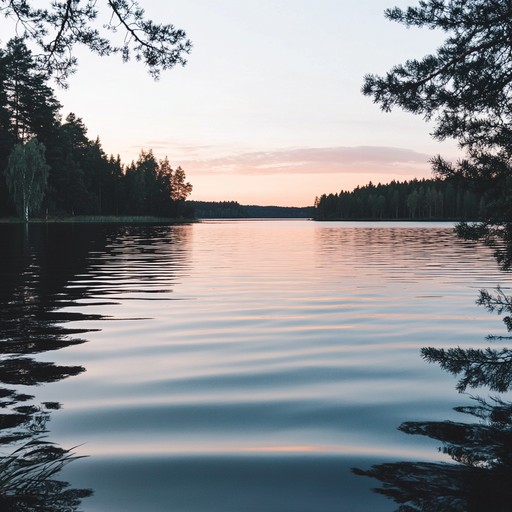 Immerse in the ethereal soundscapes inspired by finland's serene summer nights, where the calming melodies and gentle rhythms of suomipop create a tranquil atmosphere, perfect for unwinding and introspection