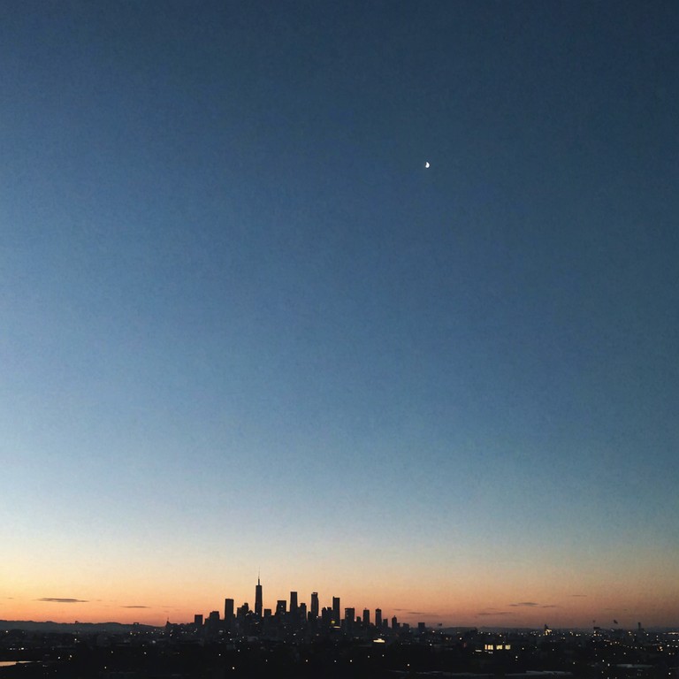 A serene journey into the calmness of city nights, where each beat is a step further into the urban maze, guided by the gentle glow of streetlights and echoing the rhythm of solitude.