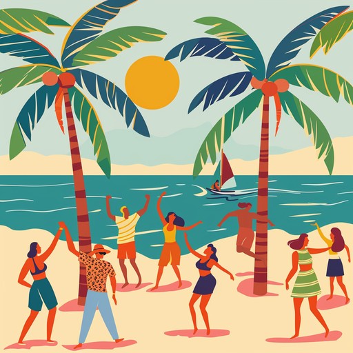 This instrumental reggae track brings the spirit of jamaican beach festivities to life with its lively beats and harmonious melodies. Featuring the iconic steel drums, upbeat rhythm guitar, and pulsating congas, it encapsulates the euphoria of a celebration under the radiant sun.