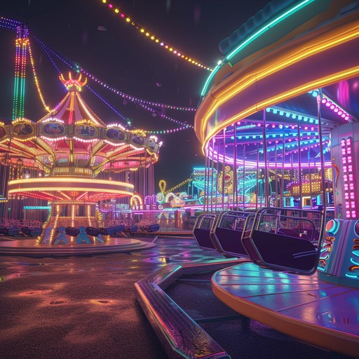 Dive into an uplifting journey with whimsical fairground melodies intermixed with futuristic and bizarre soundscapes. This track invokes images of a quirky carnival in a digital utopia. The playful yet weird tones will keep listeners elated and engaged from start to finish.