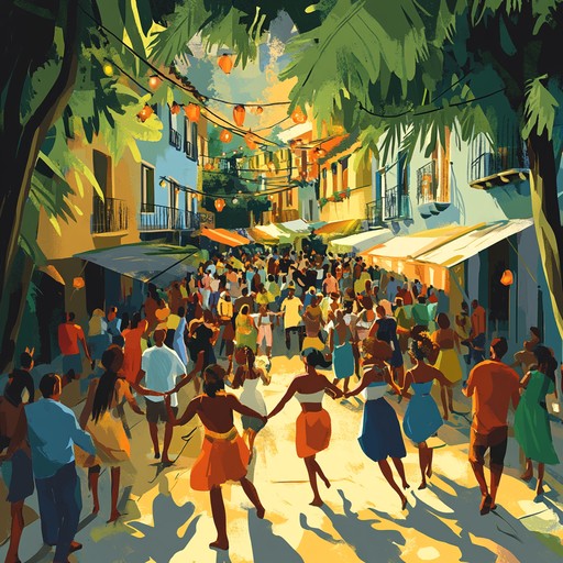 Experience the exhilarating energy of brazilian nightlife with this upbeat instrumental bossa nova track. The lively rhythms and melodic guitar bring the vibrant atmosphere of rio's famous beaches and dance clubs directly to the listener, inspiring joy and movement.