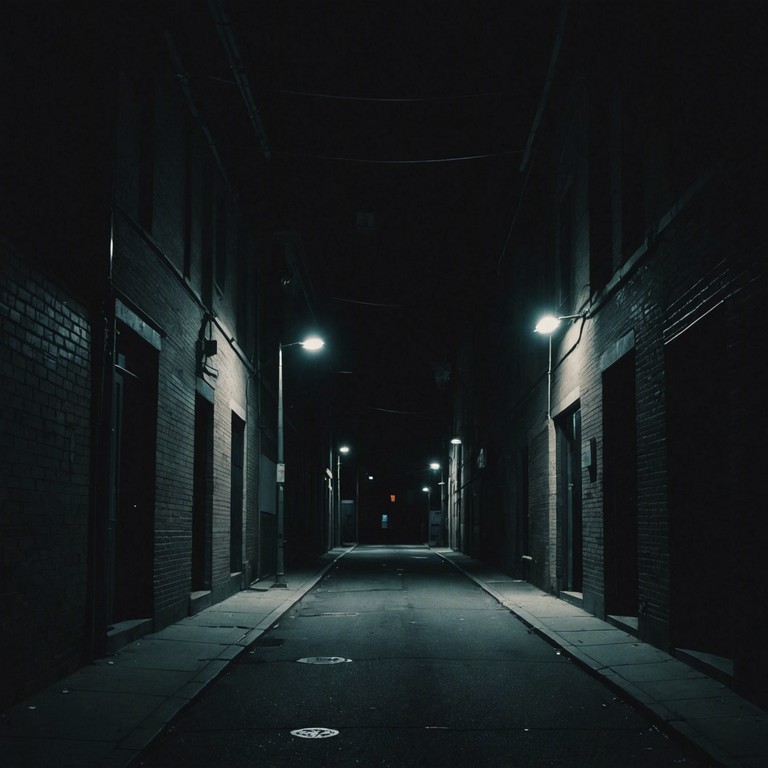 This track encapsulates a journey through a shadow laden urban night, where the ominous tone of an electric piano meets the pulsing heartbeat of the city's darker corners.