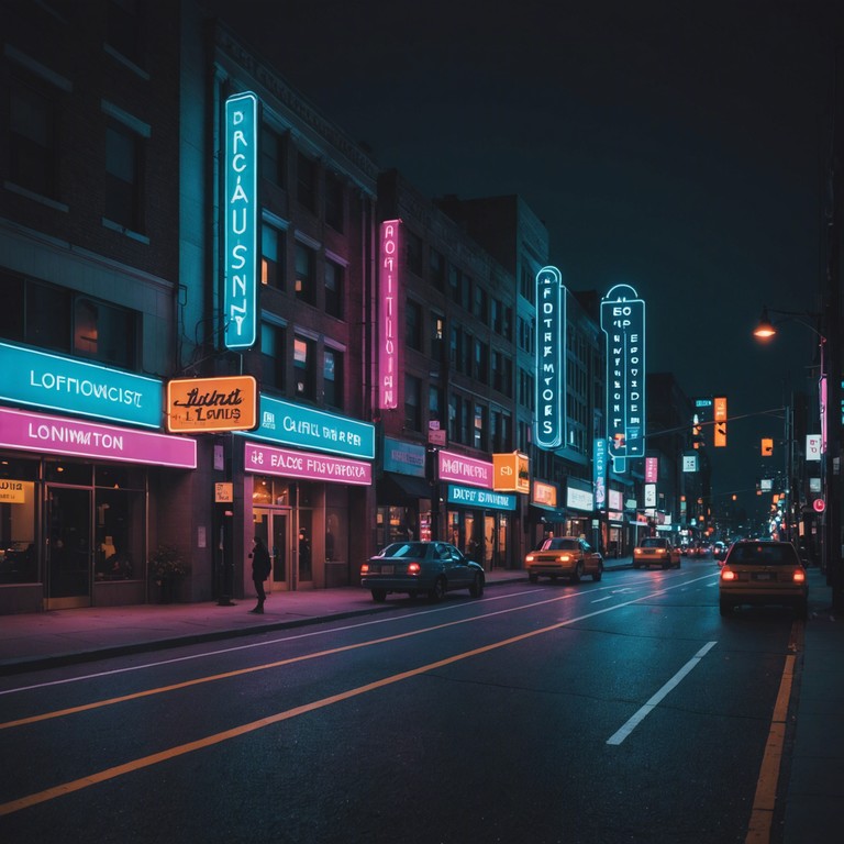 This track blends the vibrant energy of k pop with a dominant and funky bass line that brings to life the bustling feel of a neon lit downtown area. The piece aims to captivate with its catchy beats and an array of synths that complement the groovy bass.