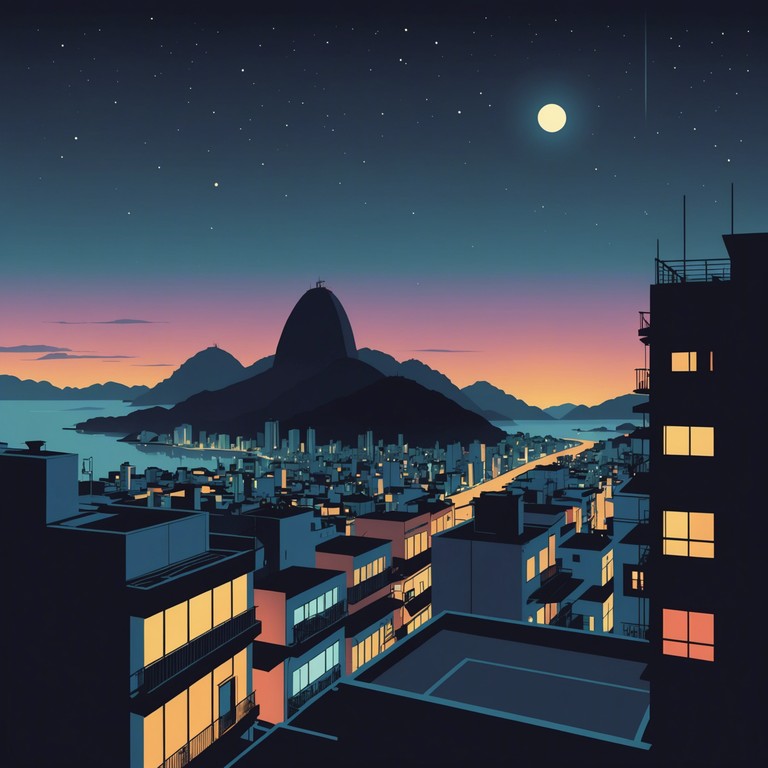 Imagine strolling through the shadowy streets of rio where every soothing bossa nova beat hides a whisper of misadventure. Instrumentation enhances the suspense and adds layers of enigmatic sound that wrap around traditional bossa nova cords and rhythms.